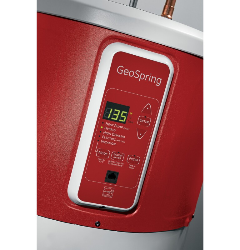 GeoSpring hybrid electric water heater GEH50DEEDSR