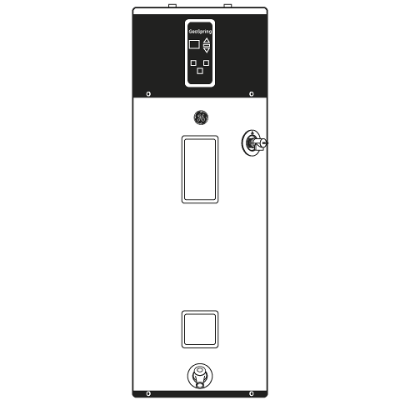GeoSpring hybrid electric water heater GEH50DEEDSR