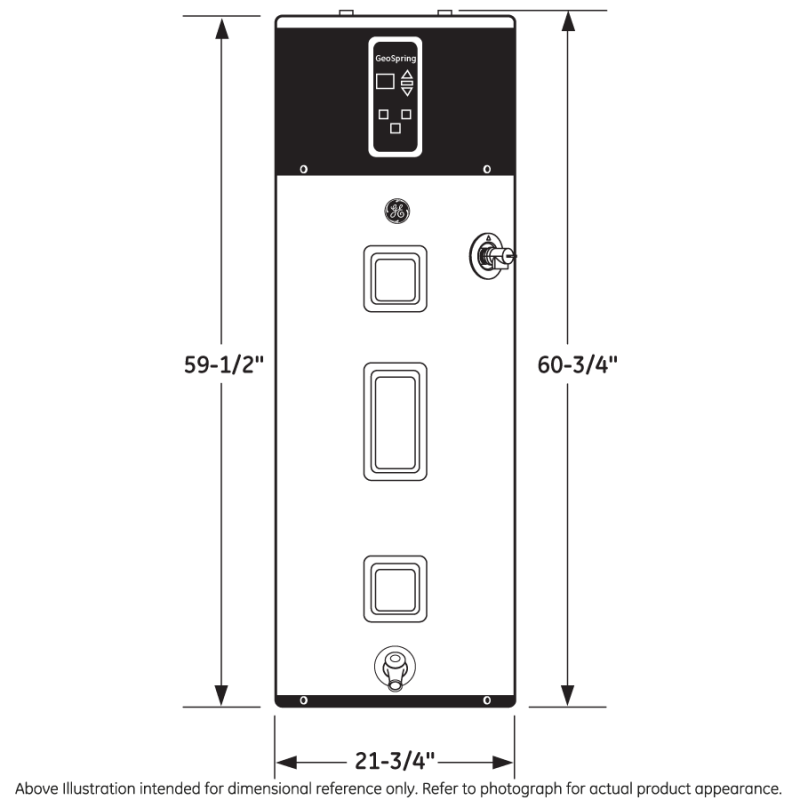 GeoSpring hybrid electric water heater GEH50DFEJSR, product image 5 of 5
