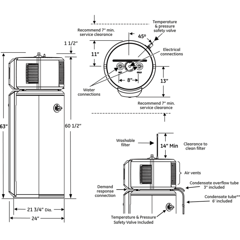 GeoSpring hybrid water heater GEH50DNSRSA