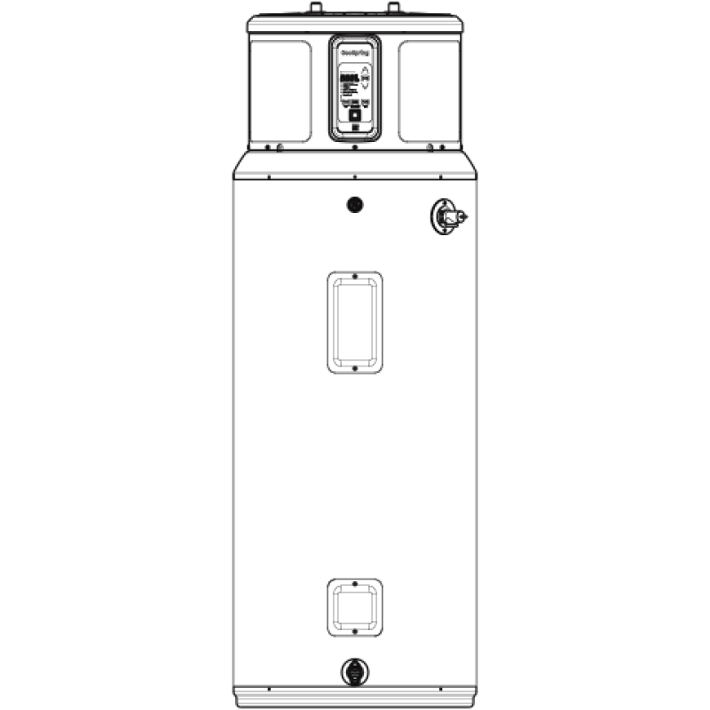 GeoSpring Pro hybrid electric water heater GEH80DEEJSC, product image 6 of 7