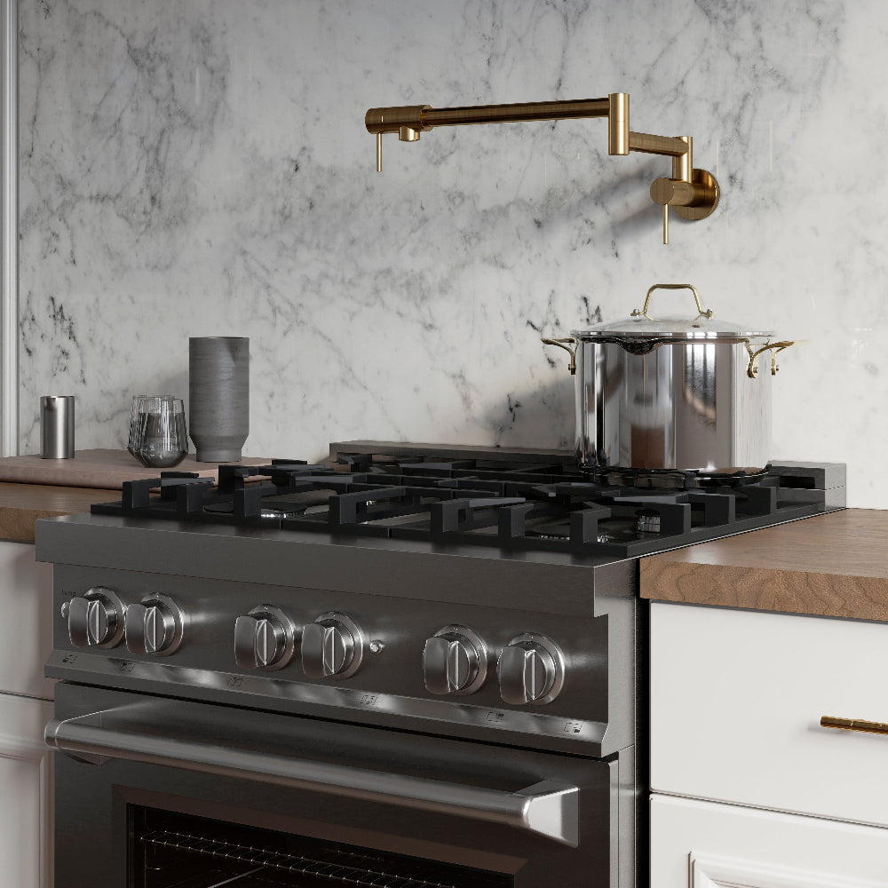 Autograph Edition Gemini Pot Filler In Polished Gold GEMFPFPG