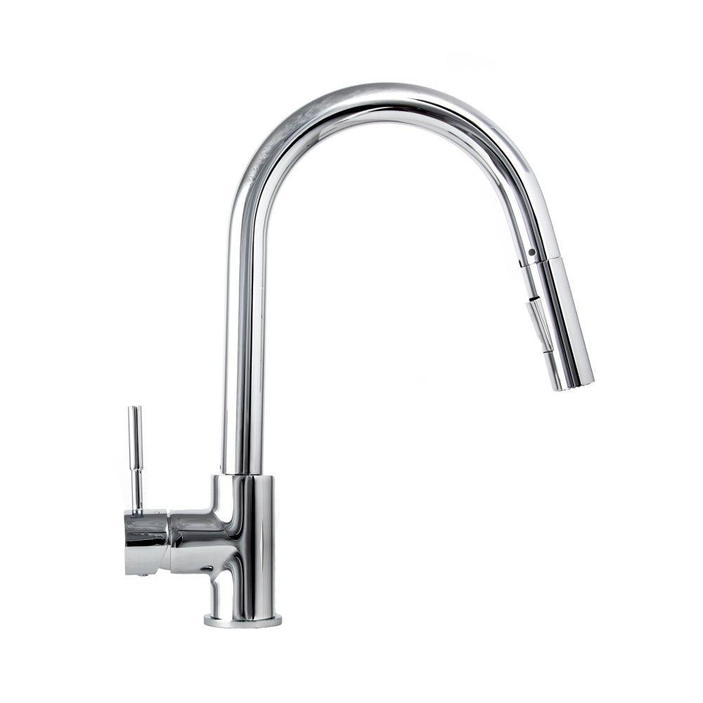 Gemini Pull Down Single Handle Kitchen Faucet In Chrome GEMKFCH