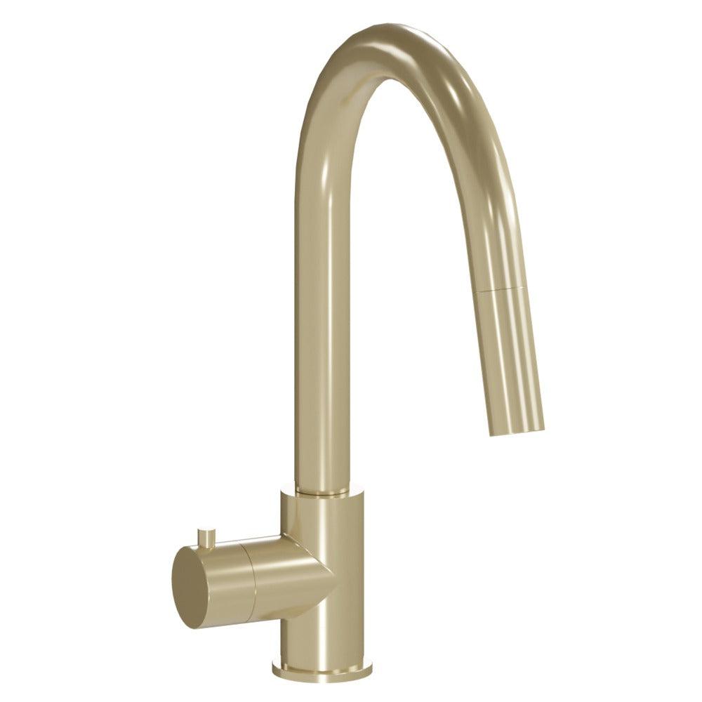 Autograph Edition Gemini Touchless Kitchen Faucet In Champagne Bronze GEMKFSCB