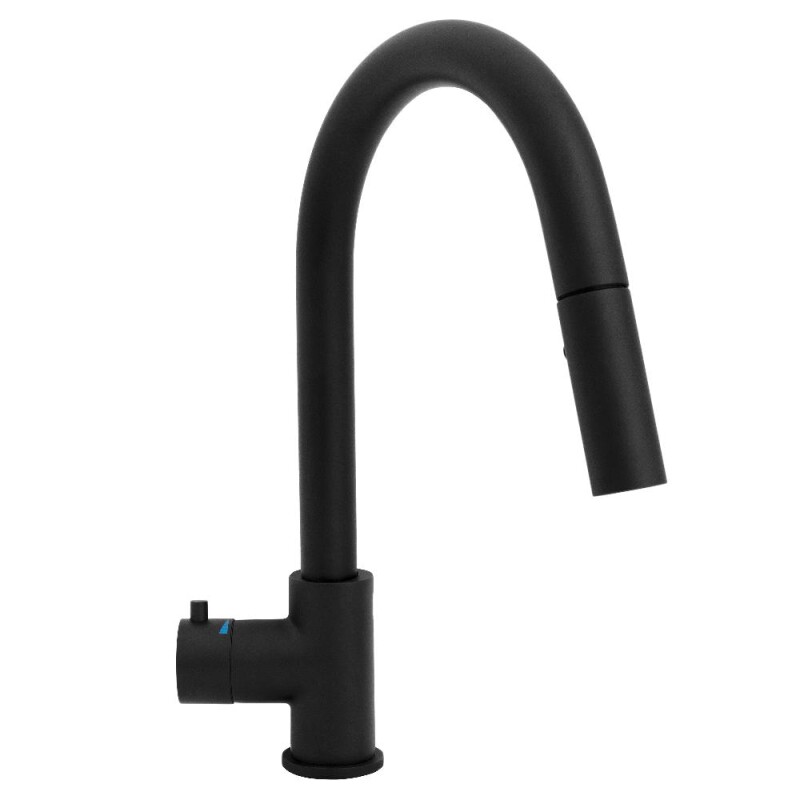 Autograph Edition Gemini Touchless Kitchen Faucet In Matte Black GEMKFSMB