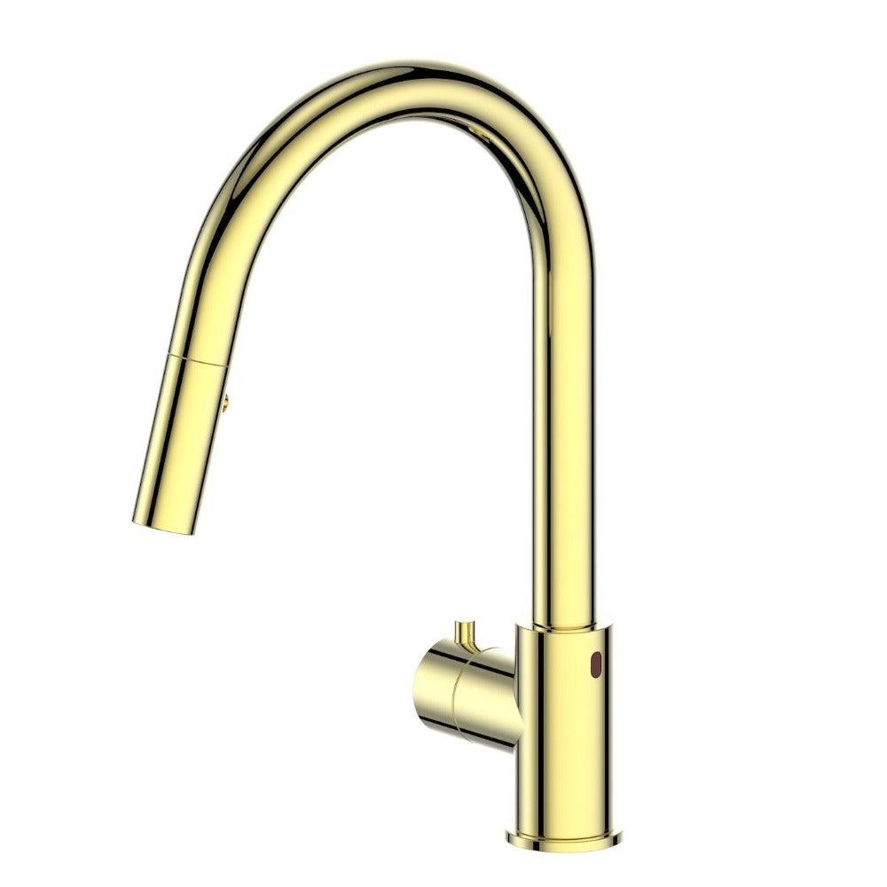 Autograph Edition Gemini Touchless Kitchen Faucet In Polished Gold GEMKFSPG