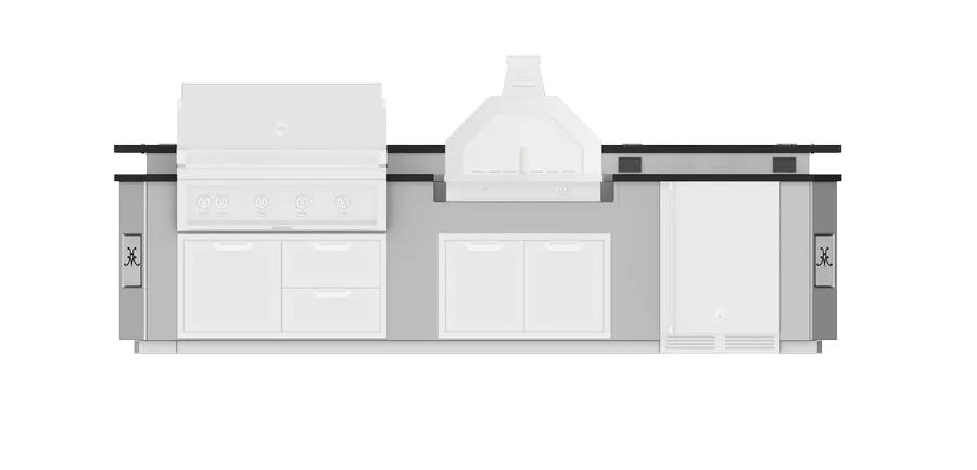12' Outdoor Living Suite with Campania Pizza Oven™ and Bar (Custom Countertop) GESBC12