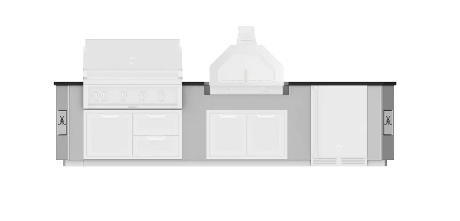 12' Outdoor Living Suite with Campania Pizza Oven™ (Custom Countertop) GESC12