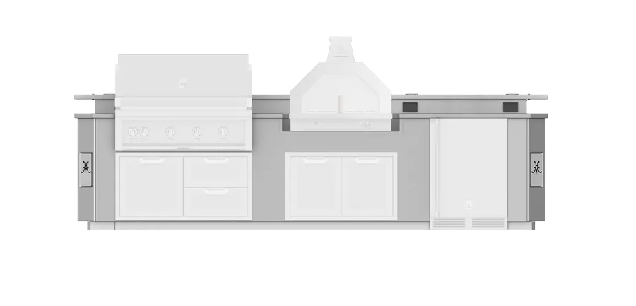 12' Outdoor Living Suite with Campania Pizza Oven™ and Bar GESSBC12