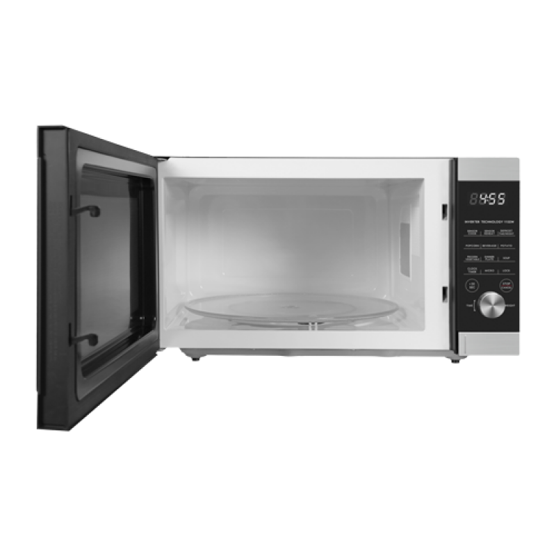 1.3 Cu Ft ExpressWave Sensor Cooking Microwave Oven with an easy-to-use Express Cooking Knob, Inverter GEWWD13S1SV11