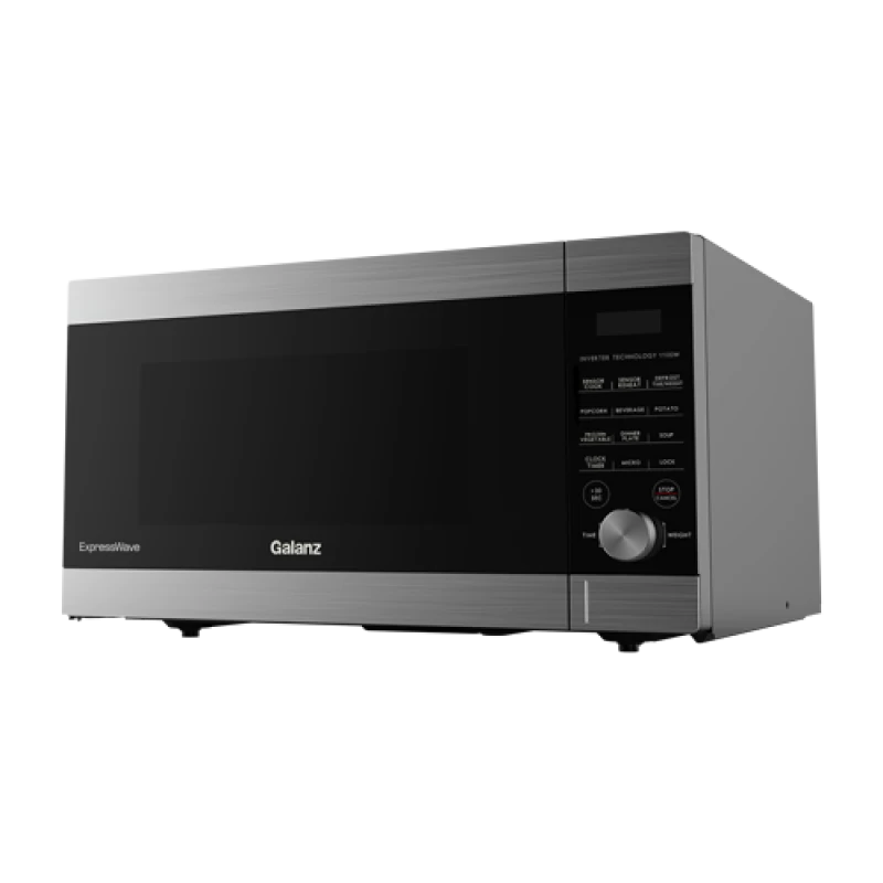 1.6 Cu Ft ExpressWave Sensor Cooking Microwave Oven with an easy-to-use Express Cooking Knob GEWWD16S1SV11