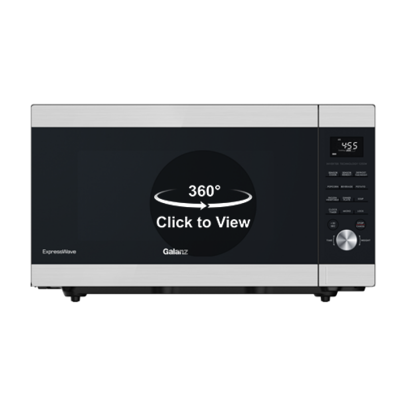 2.2 Cu Ft ExpressWave Sensor Cooking Microwave Oven with an easy-to-use Express Cooking Knob, Inverter GEWWD22S1SV125