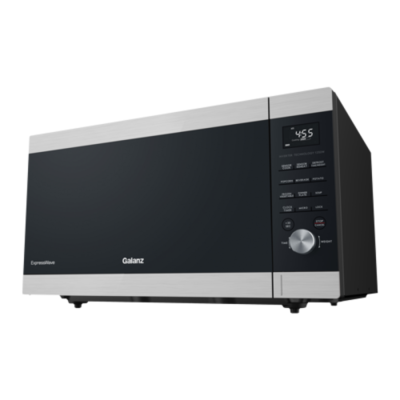 2.2 Cu Ft ExpressWave Sensor Cooking Microwave Oven with an easy-to-use Express Cooking Knob, Inverter GEWWD22S1SV125