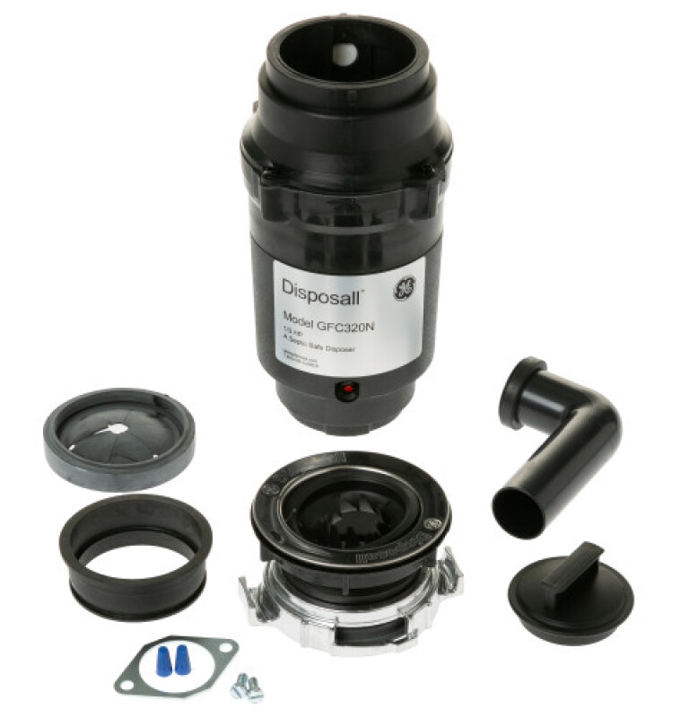 Disposall® 1/3 Hp Continuous Feed Garbage Disposer Non-corded view 3