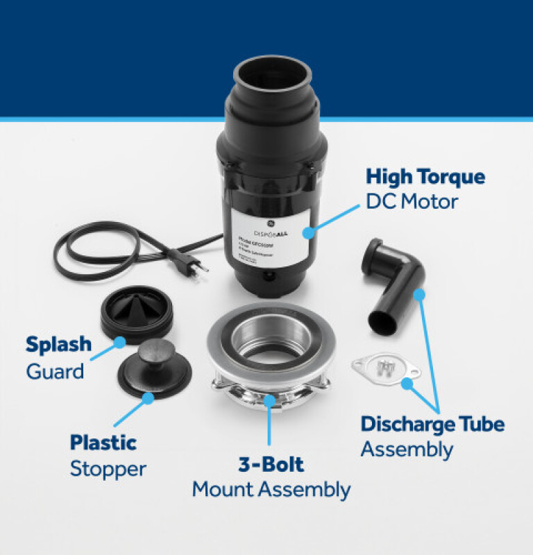 Disposall® 1/2 Hp Continuous Feed Garbage Disposer Corded view 21