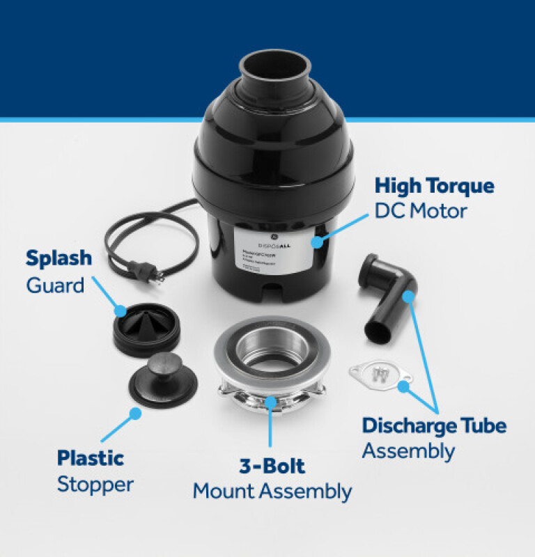 Disposall® 3/4 Hp Continuous Feed Garbage Disposer - Corded view 21