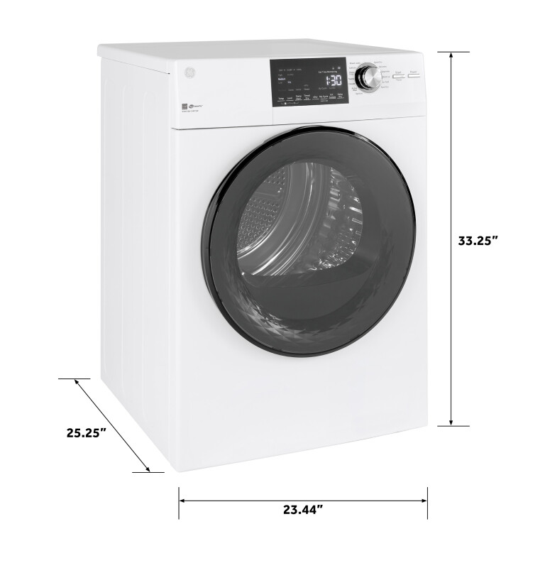 24" 4.3 Cu.Ft. Front Load Vented Electric Dryer with Stainless Steel Basket view 13