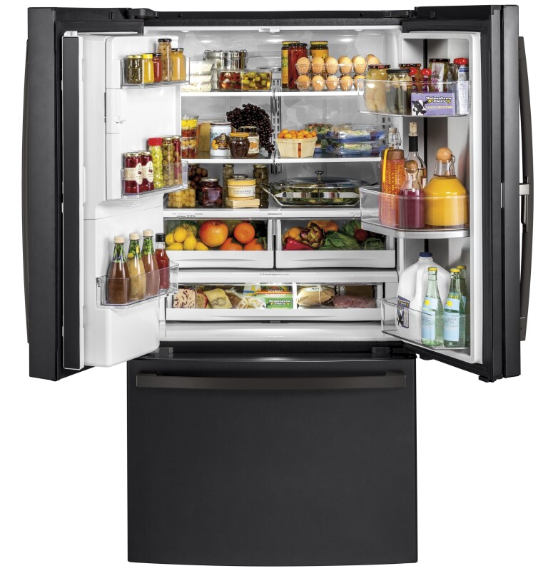 27.7 Cu. Ft. French-Door Refrigerator with Door In Door GFD28GELDS, product image 3 of 22