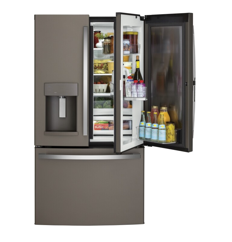 27.7 Cu. Ft. French-Door Refrigerator with Door In Door GFD28GMLES, product image 4 of 17