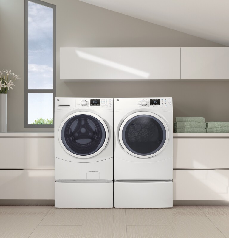 7.5 cu. ft. Capacity Front Load Electric Dryer GFD43ESSMWW