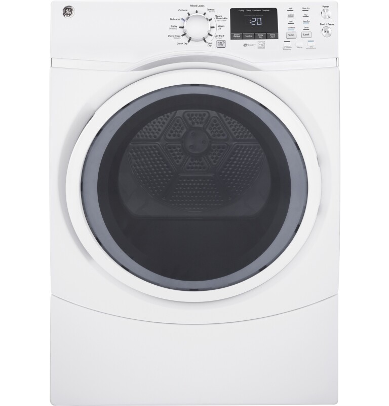 7.5 cu. ft. Capacity Front Load Gas Dryer with Steam GFD45GSSMWW