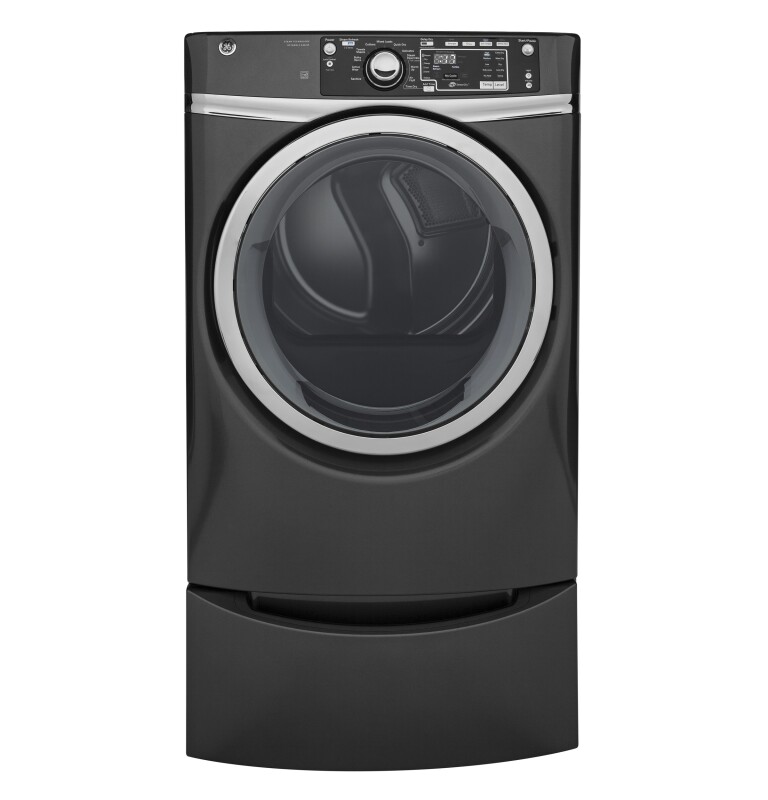8.3 cu. ft. Capacity Front Load Electric Dryer with Steam GFD48ESPKDG, product image 2 of 16