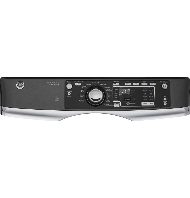 8.3 cu. ft. Capacity Front Load Electric Dryer with Steam GFD48ESPKDG, product image 3 of 16