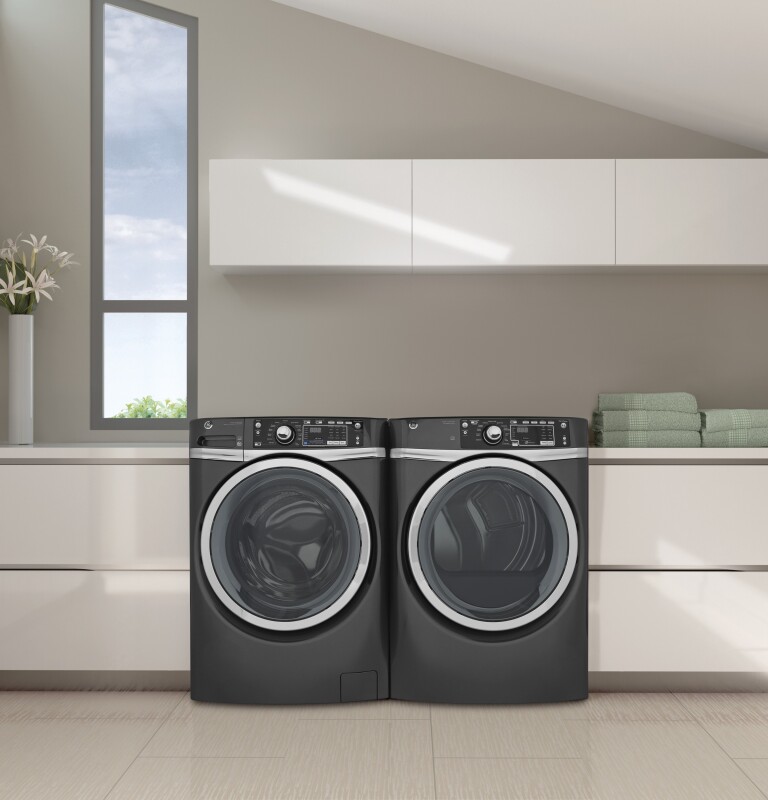 8.3 cu. ft. Capacity Front Load Electric Dryer with Steam GFD48ESPKDG, product image 12 of 16