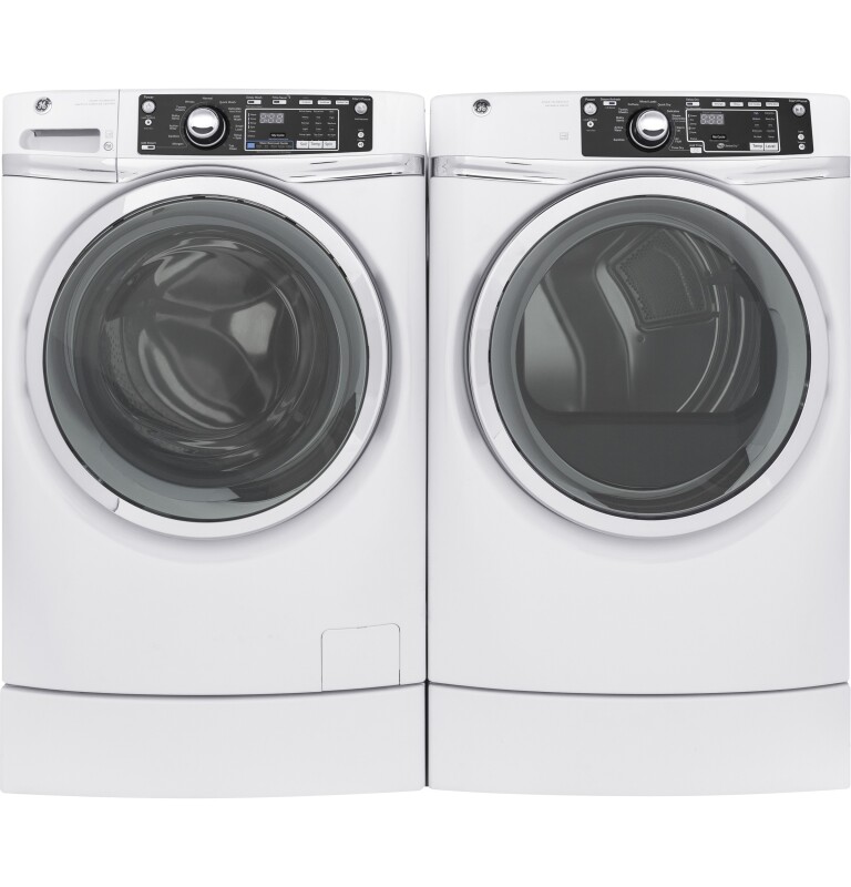 8.3 cu. ft. Capacity RightHeight Front Load Electric Dryer with Steam GFD49ERSKWW, product image 5 of 10