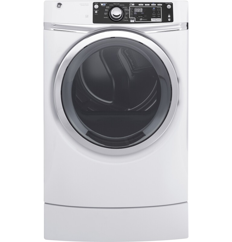 8.3 cu. ft. Capacity RightHeight Front Load Gas Dryer with Steam GFD49GRSKWW