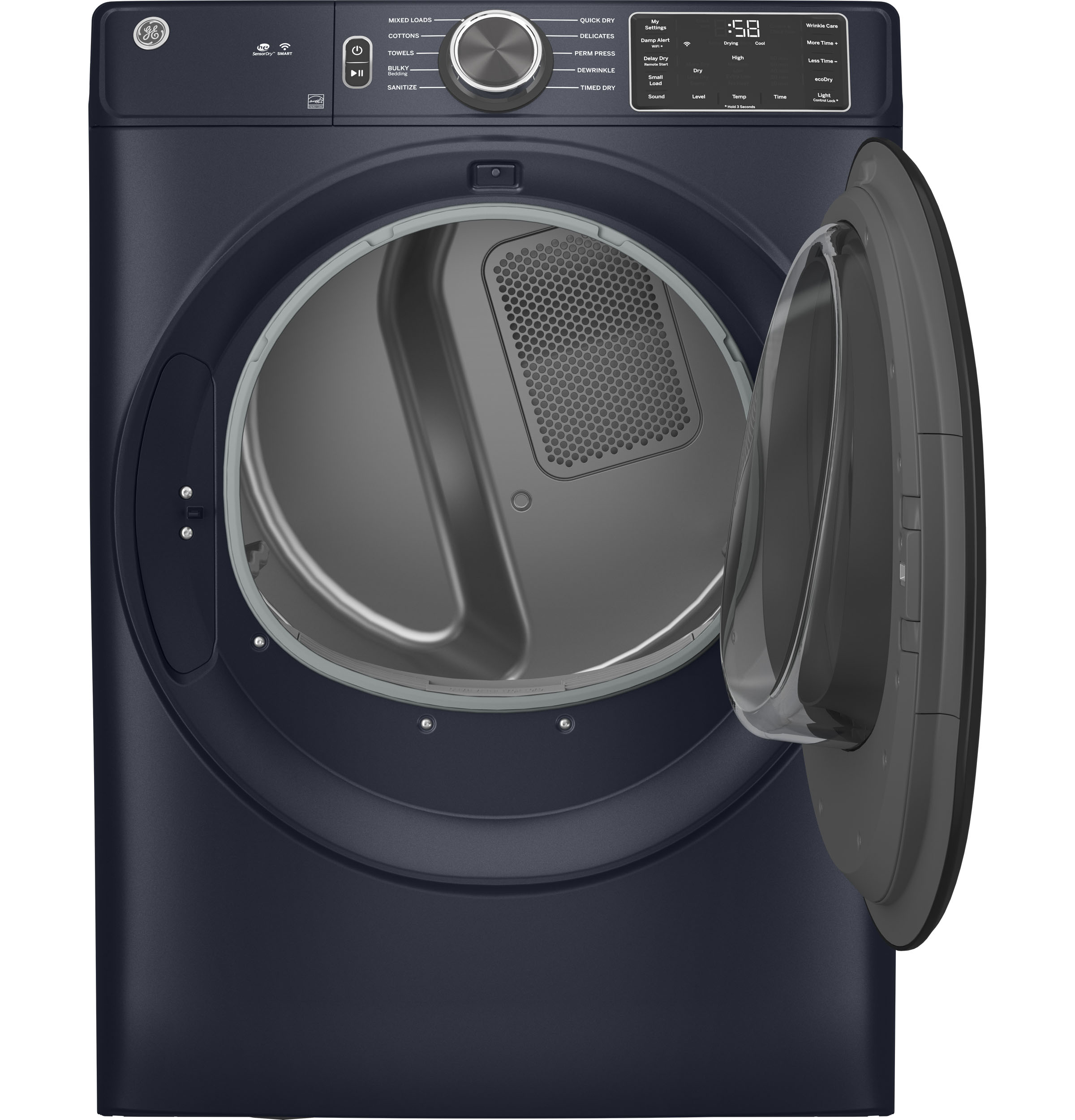 7.8 cu. ft. Capacity Smart Front Load Electric Dryer with Sanitize Cycle view 4