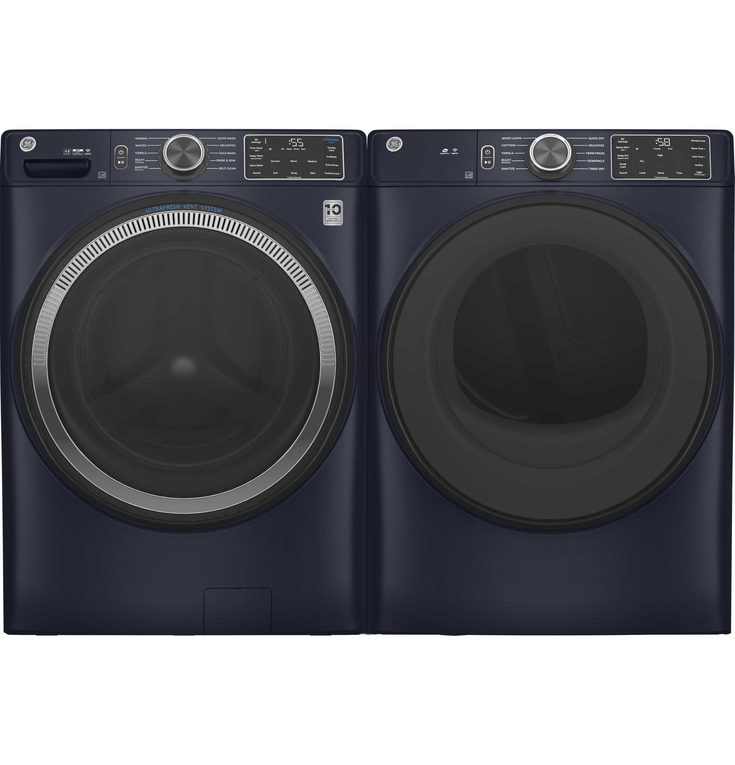 7.8 cu. ft. Capacity Smart Front Load Electric Dryer with Sanitize Cycle view 7