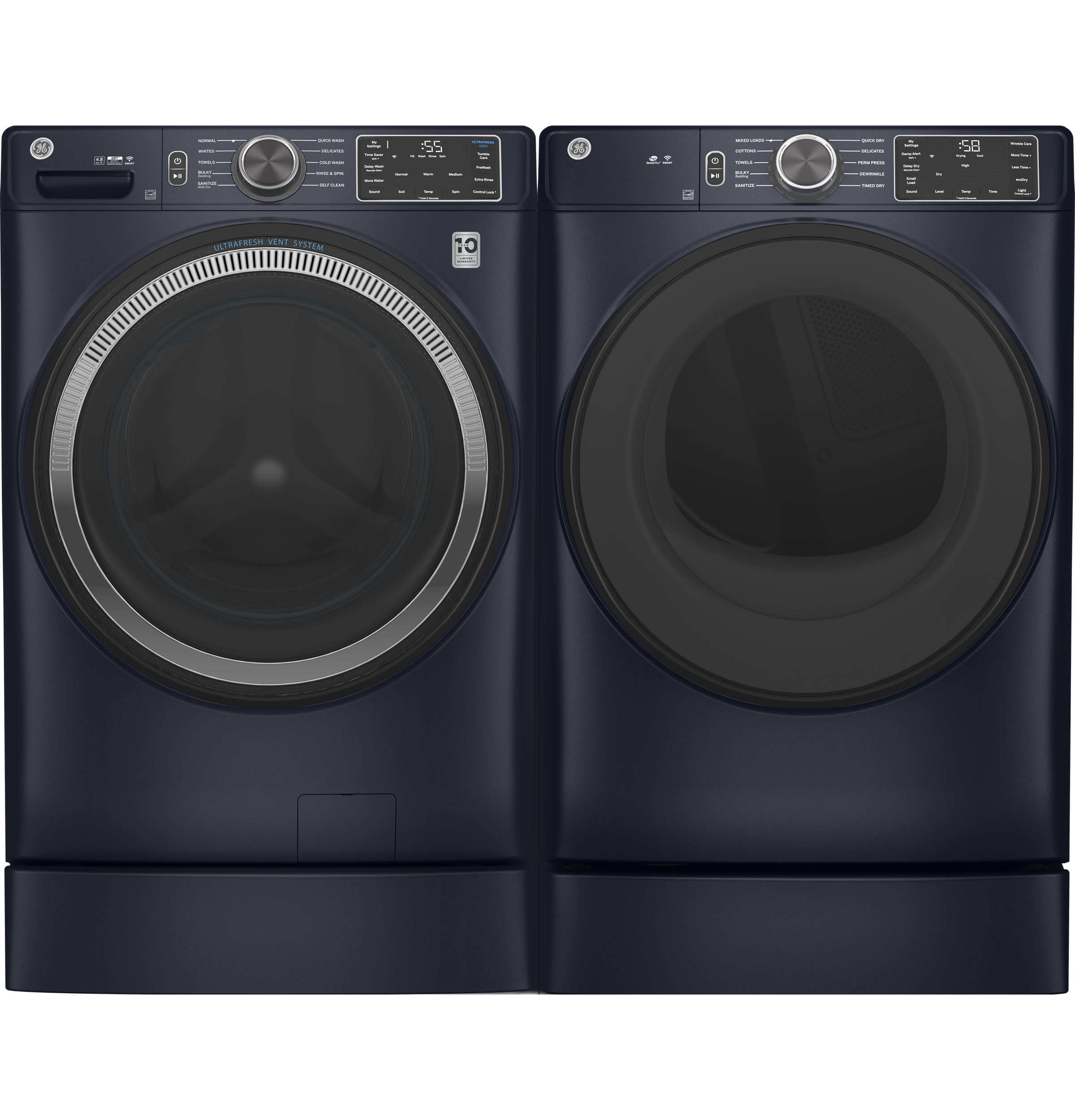 7.8 cu. ft. Capacity Smart Front Load Electric Dryer with Sanitize Cycle view 9