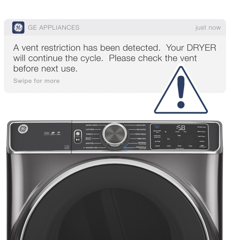 7.8 cu. ft. Capacity Smart Front Load Electric Dryer with Sanitize Cycle view 25