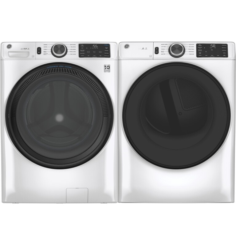 7.8 cu. ft. Capacity Smart Front Load Electric Dryer with Sanitize Cycle view 2