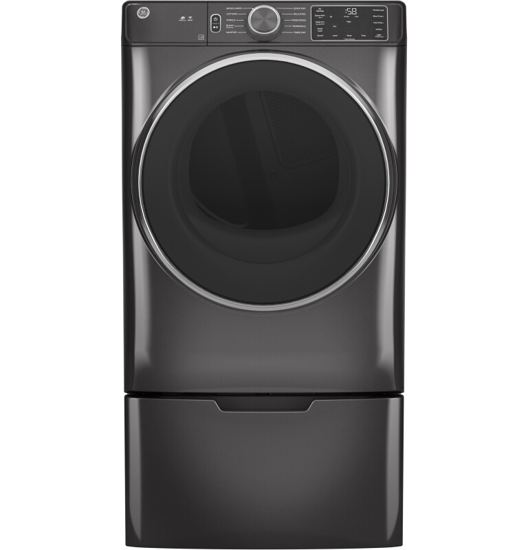 7.8 cu. ft. Capacity Smart Front Load Gas Dryer with Sanitize Cycle GFD55GSPNDG