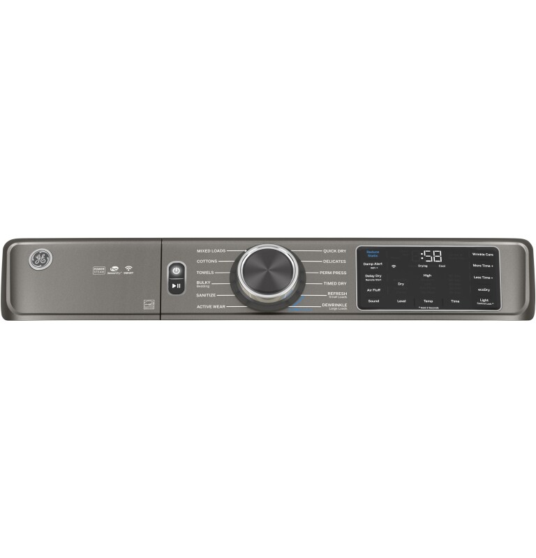 7.8 cu. ft. Capacity Smart Front Load Electric Dryer with Steam and Sanitize Cycle GFD65ESPNSN, product image 3 of 24