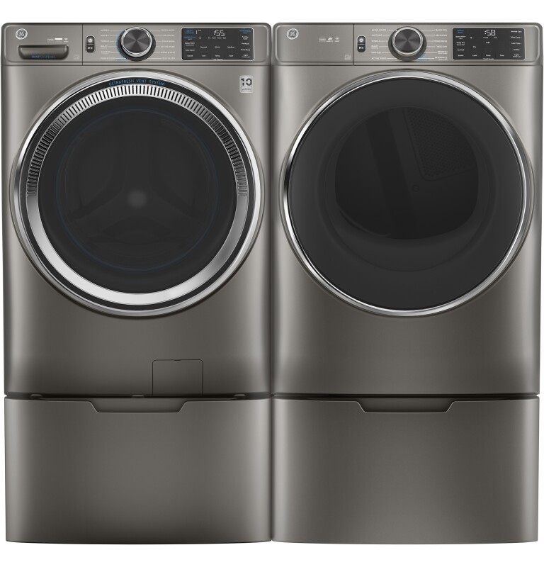 7.8 cu. ft. Capacity Smart Front Load Electric Dryer with Steam and Sanitize Cycle GFD65ESPNSN, product image 7 of 24