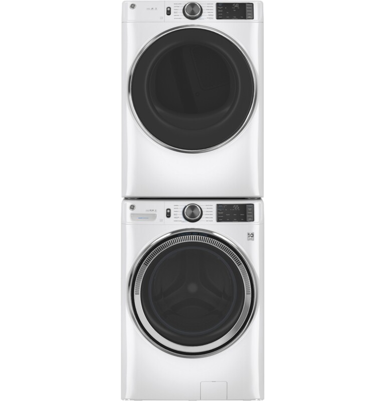 7.8 cu. ft. Capacity Smart Front Load Electric Dryer with Steam and Sanitize Cycle GFD65ESSNWW