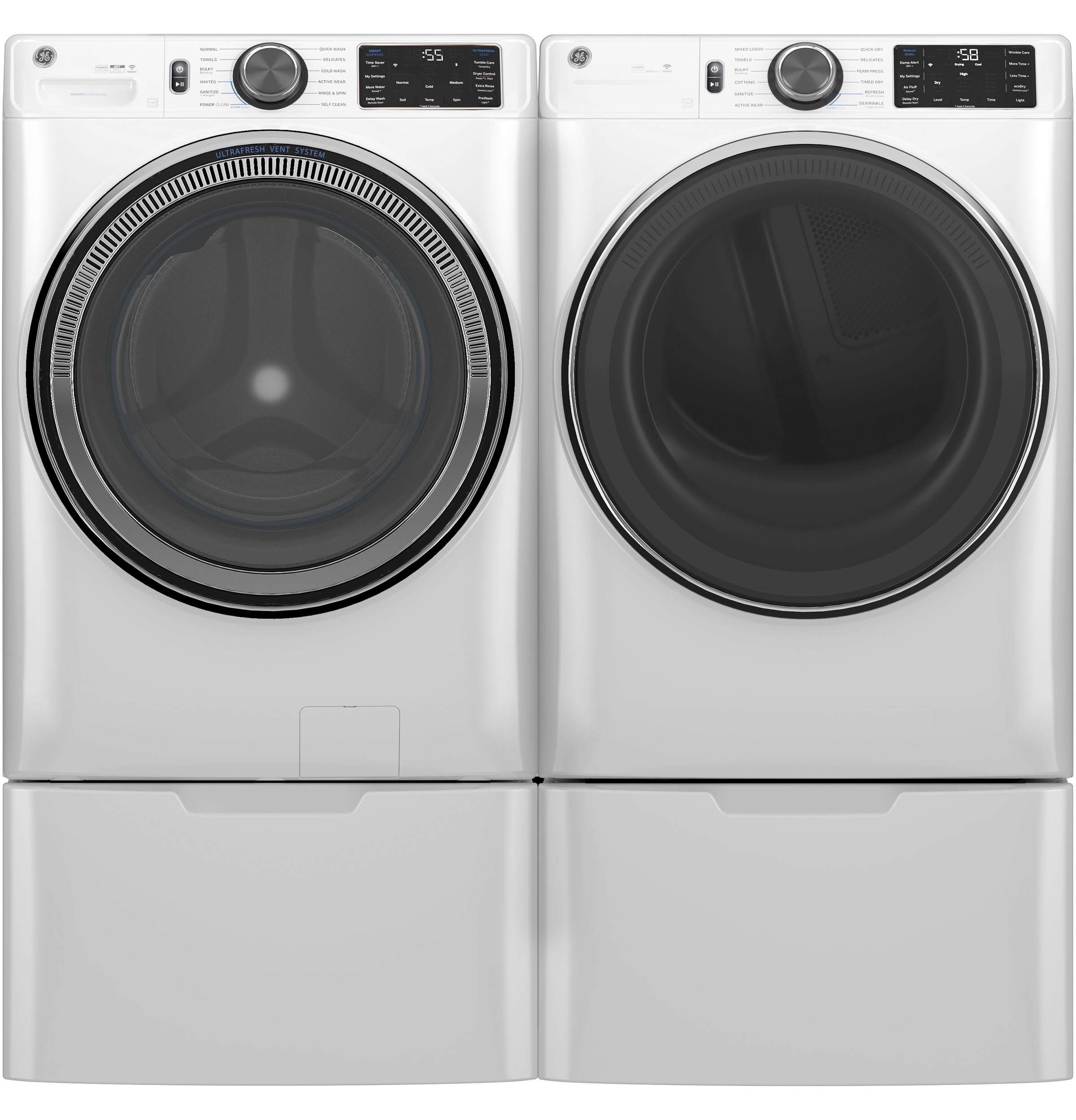 7.8 cu. ft. Capacity Smart Front Load Electric Dryer with Steam and Sanitize Cycle view 17