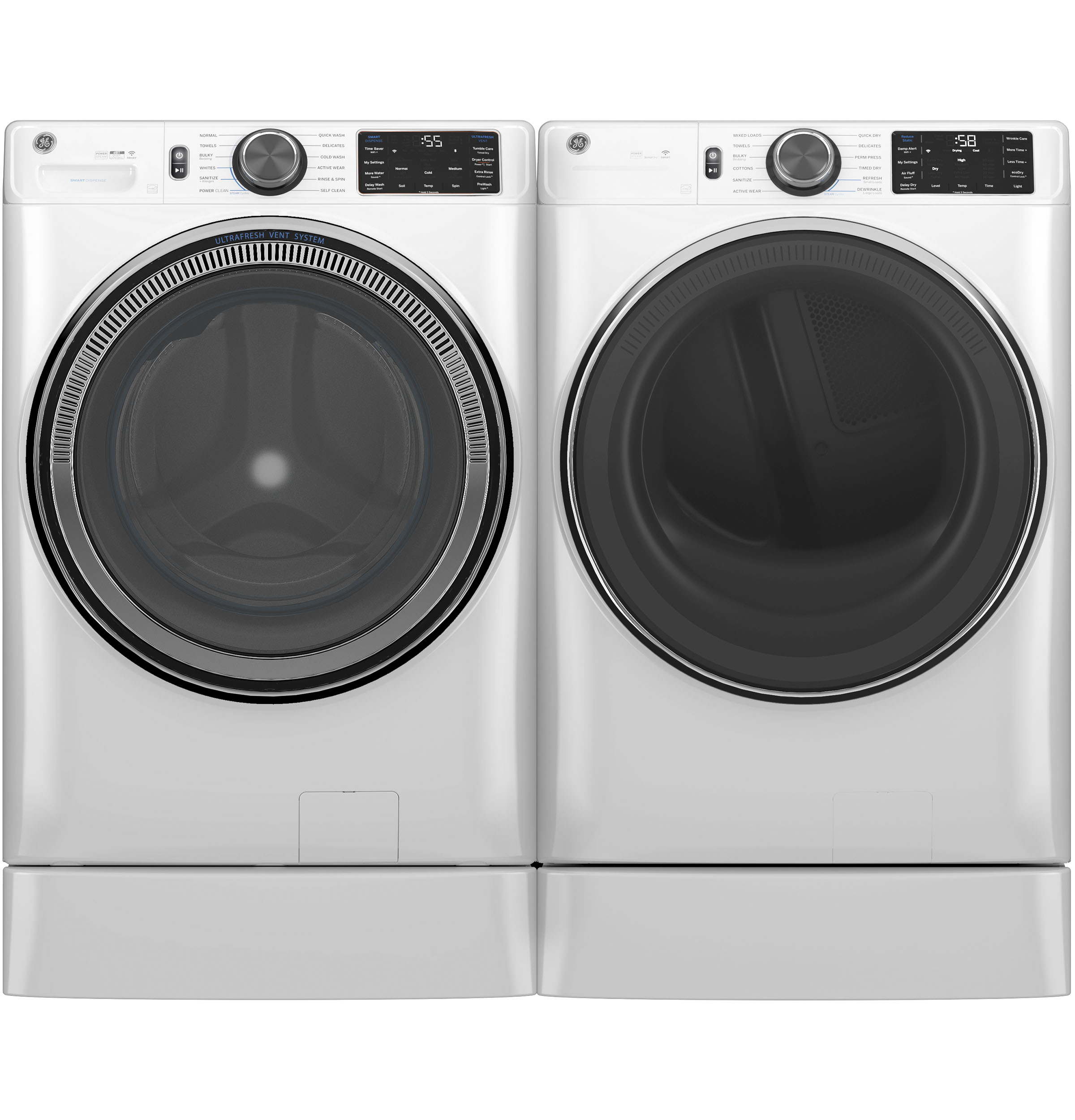 7.8 cu. ft. Capacity Smart Front Load Electric Dryer with Steam and Sanitize Cycle view 16