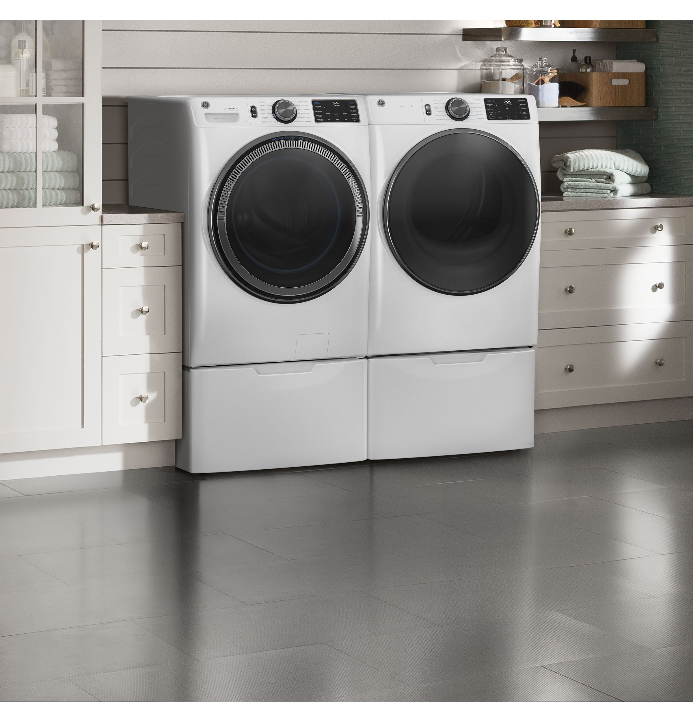 7.8 cu. ft. Capacity Smart Front Load Electric Dryer with Steam and Sanitize Cycle view 12