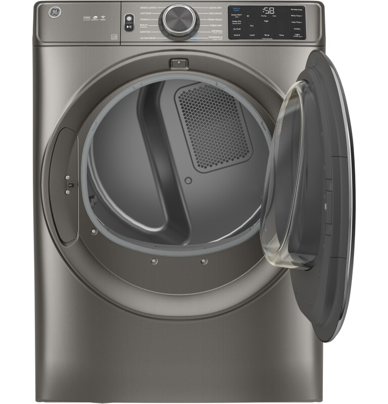 7.8 cu. ft. Capacity Smart Front Load Gas Dryer with Steam and Sanitize Cycle GFD65GSPNSN, product image 4 of 24