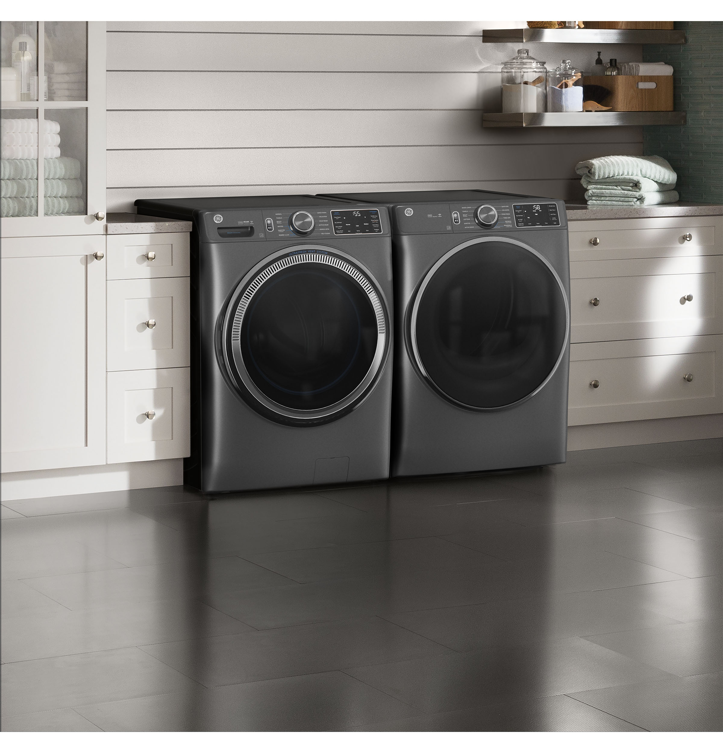 7.8 cu. ft. Capacity Smart Front Load Gas Dryer with Steam and Sanitize Cycle view 16