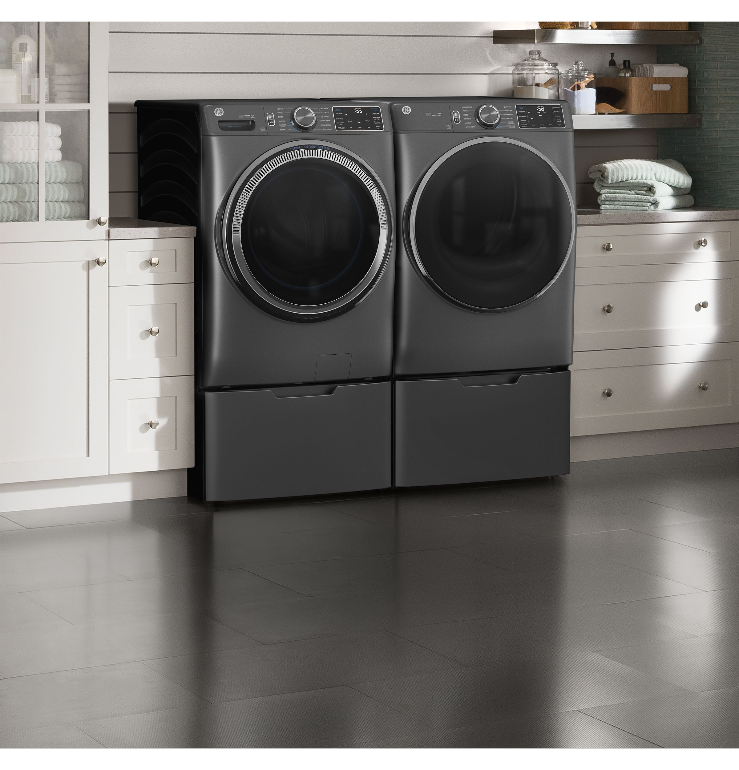 7.8 cu. ft. Capacity Smart Front Load Gas Dryer with Steam and Sanitize Cycle view 15