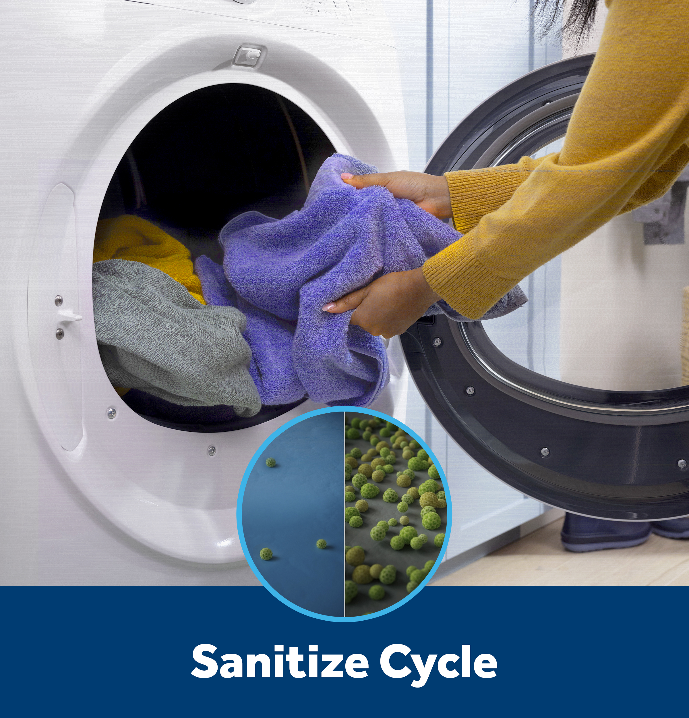 7.8 cu. ft. Capacity Smart Front Load Gas Dryer with Steam and Sanitize Cycle view 3
