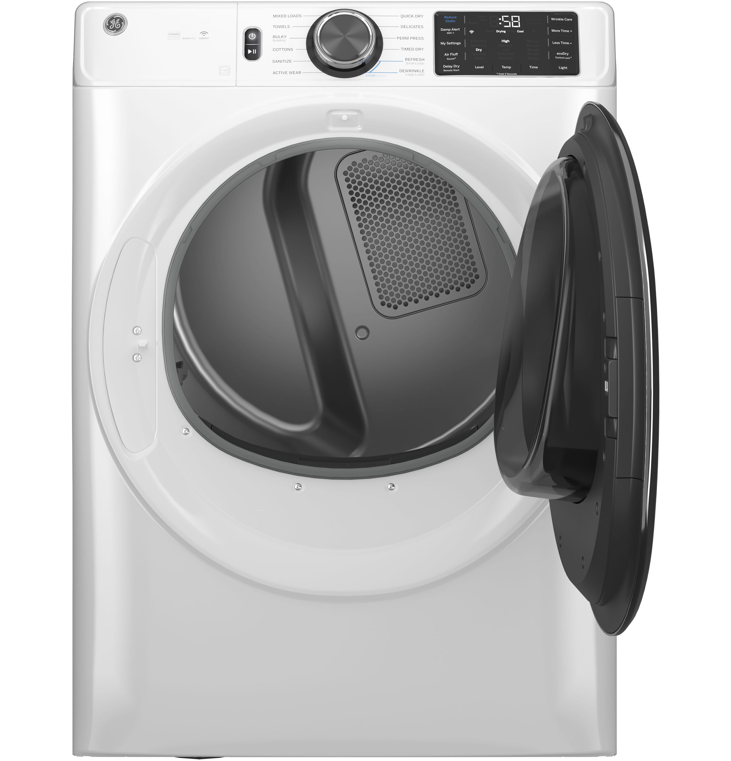 7.8 cu. ft. Capacity Smart Front Load Gas Dryer with Steam and Sanitize Cycle view 12