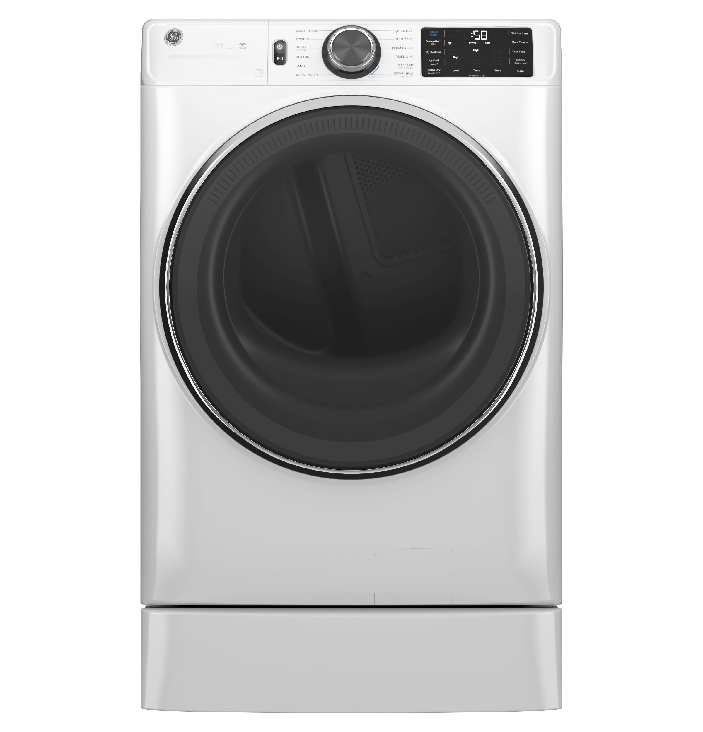 7.8 cu. ft. Capacity Smart Front Load Gas Dryer with Steam and Sanitize Cycle view 17