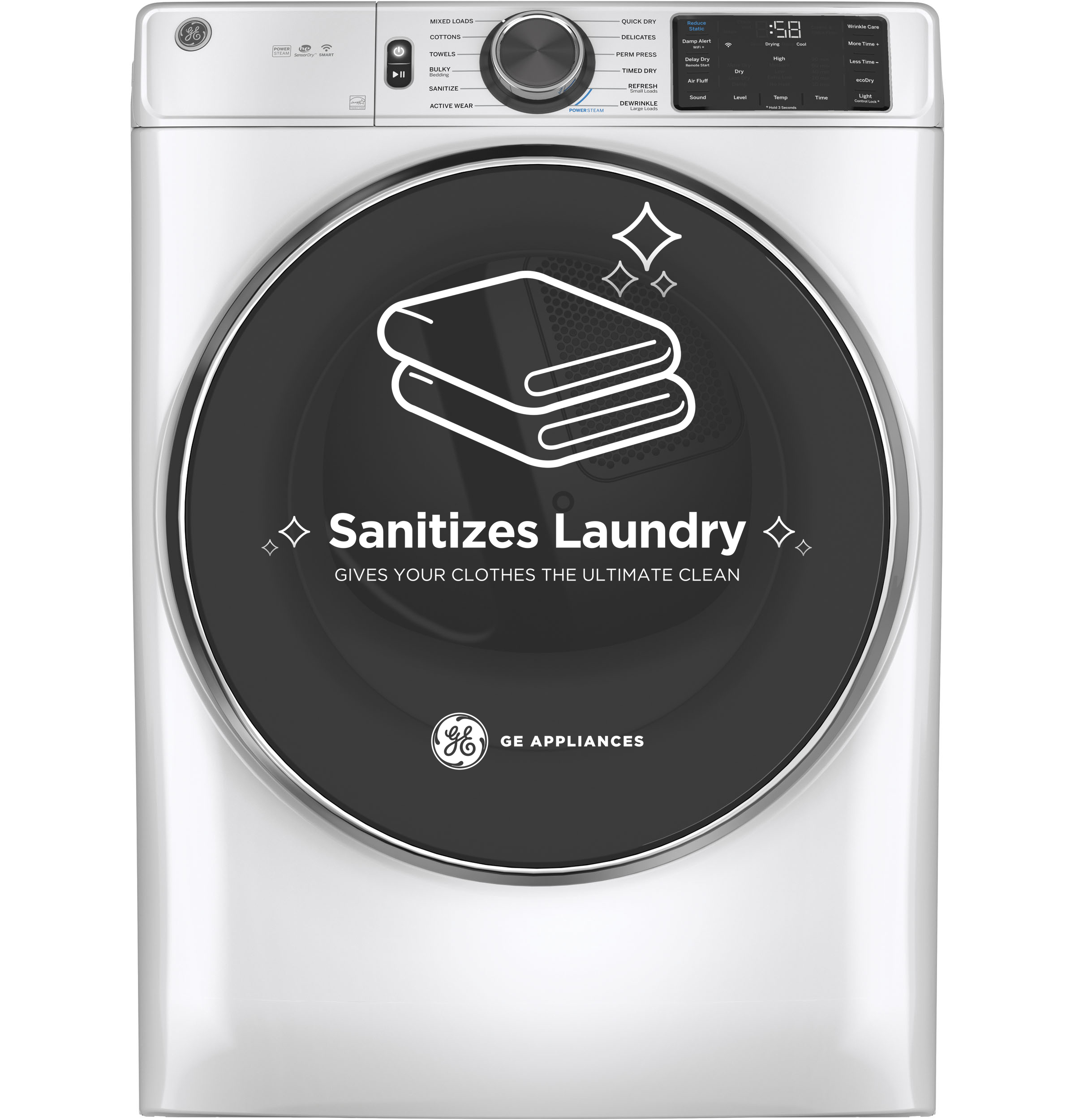 7.8 cu. ft. Capacity Smart Front Load Gas Dryer with Steam and Sanitize Cycle view 5
