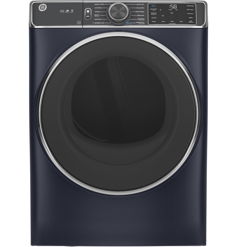 7.8 cu. ft. Capacity Smart Front Load Gas Dryer with Steam and Sanitize Cycle GFD85GSPNRS